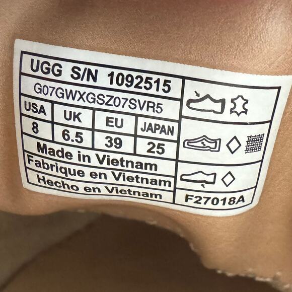 UGG Luci Bow slip-on mules black suede Women’s Size 8 Slides Minimalist Preppy - Picture 2 of 8